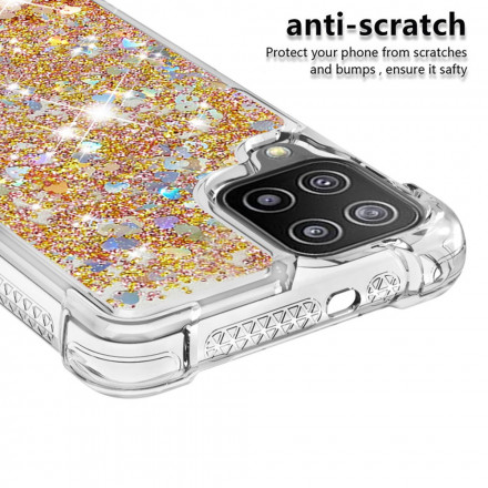 Coque Samsung Galaxy A22 4G Désires Paillettes