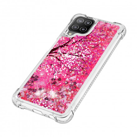 Coque Samsung Galaxy A22 4G Arbre Paillettes