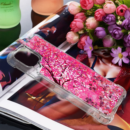 Coque Samsung Galaxy A22 4G Arbre Paillettes Coque Samsung Galaxy A22 4G Arbre Paillettes