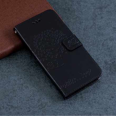 Housse Samsung Galaxy A22 5G Arbre et Hiboux à Lanière Housse Samsung Galaxy A22 5G Arbre et Hiboux à Lanière