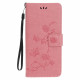 Housse Samsung Galaxy A22 5G Papillons et Fleurs à Lanière Housse Samsung Galaxy A22 5G Papillons et Fleurs à Lanière