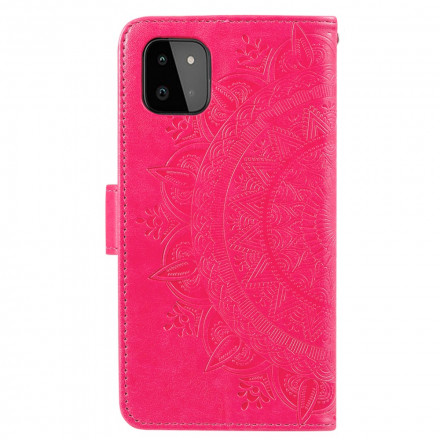 Housse Samsung Galaxy A22 5G Mandala Soleil Housse Samsung Galaxy A22 5G Mandala Soleil