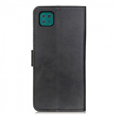 Housse Samsung Galaxy A22 5G Effet Cuir Mat Rétro Housse Samsung Galaxy A22 5G Effet Cuir Mat Rétro