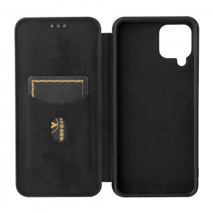 Flip Cover Samsung Galaxy A22 4G Fibre Carbone Flip Cover Samsung Galaxy A22 4G Fibre Carbone