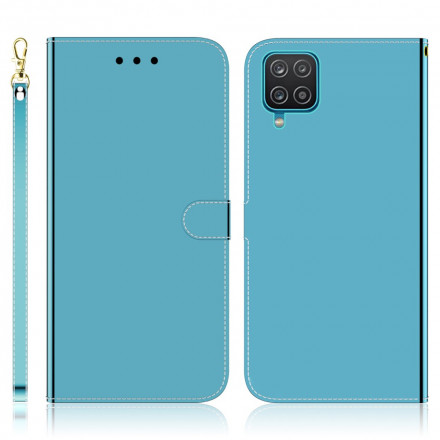 Housse Samsung Galaxy A22 4G Simili Cuir Couverture MIroir