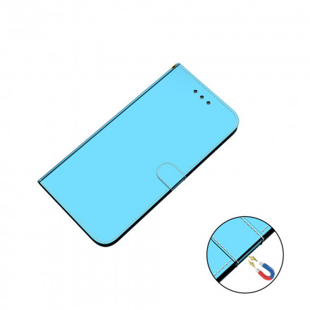 Housse Samsung Galaxy A22 4G Simili Cuir Couverture MIroir Housse Samsung Galaxy A22 4G Simili Cuir Couverture MIroir