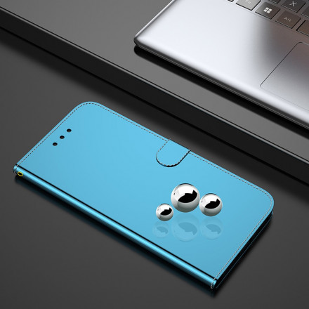 Housse Samsung Galaxy A22 4G Simili Cuir Couverture MIroir Housse Samsung Galaxy A22 4G Simili Cuir Couverture MIroir