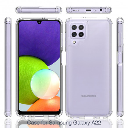 Coque Samsung Galaxy A22 4G en Verre Trempé Série Marble
