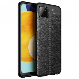 Coque Samsung Galaxy A22 5G Effet Cuir Litchi Double Line