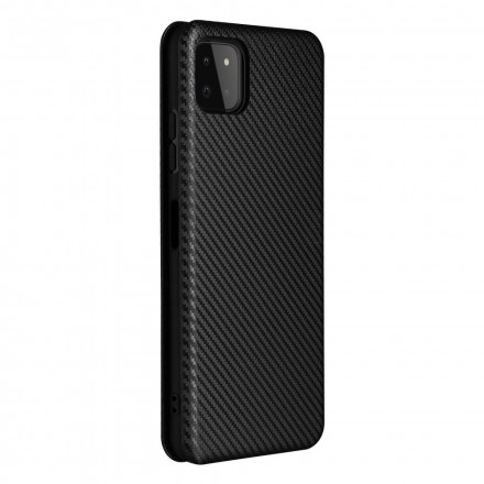 Flip Cover Samsung Galaxy A22 5G Fibre Carbone Flip Cover Samsung Galaxy A22 5G Fibre Carbone