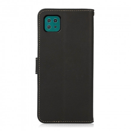 Housse Samsung Galaxy A22 5G Cuir Véritable KHAZNEH RFID Housse Samsung Galaxy A22 5G Cuir Véritable KHAZNEH RFID
