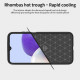 Coque Samsung Galaxy A22 5G  Fibre Carbone Brossée MOFI