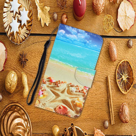 Housse Samsung Galaxy A22 4G Plage à Lanière Housse Samsung Galaxy A22 4G Plage à Lanière