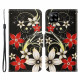 Housse Samsung Galaxy A22 4G Fleurs Colorées à Lanière Housse Samsung Galaxy A22 4G Fleurs Colorées à Lanière