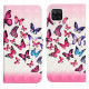 Housse Samsung Galaxy A22 4G Vol de Papillons à Lanière Housse Samsung Galaxy A22 4G Vol de Papillons à Lanière