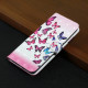Housse Samsung Galaxy A22 4G Vol de Papillons à Lanière