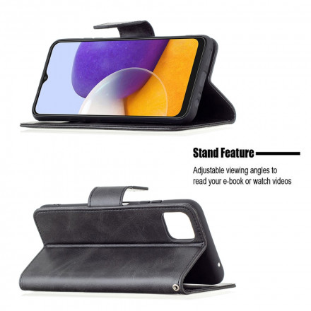 Housse Samsung Galaxy A22 5G Lisse Rabat Oblique Housse Samsung Galaxy A22 5G Lisse Rabat Oblique