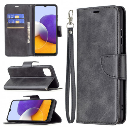 Housse Samsung Galaxy A22 5G Lisse Rabat Oblique Housse Samsung Galaxy A22 5G Lisse Rabat Oblique