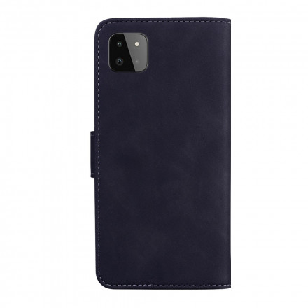 Housse Samsung Galaxy A22 5G Style Cuir Vintage Couture Housse Samsung Galaxy A22 5G Style Cuir Vintage Couture