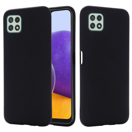 Coque Samsung Galaxy A22 5G Silicone Liquide avec Lanière Coque Samsung Galaxy A22 5G Silicone Liquide avec Lanière