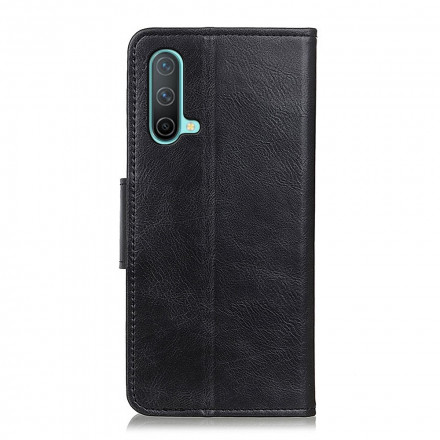 Housse OnePlus Nord CE Effet Cuir Fermoir Réversible Housse OnePlus Nord CE Effet Cuir Fermoir Réversible
