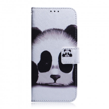 Housse Moto G9 Plus Face de Panda