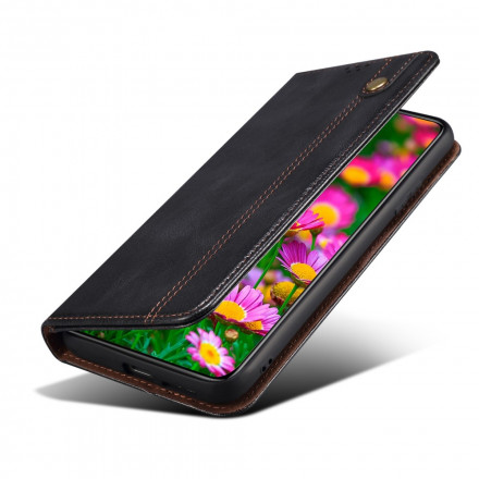 Flip Cover Huawei P50 Pro Simili Cuir Ciré Flip Cover Huawei P50 Pro Simili Cuir Ciré