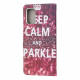 Housse Moto G9 Plus Keep Calm and Sparkle Housse Moto G9 Plus Keep Calm and Sparkle