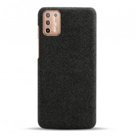 Coque Moto G9 Plus Texture Tissu