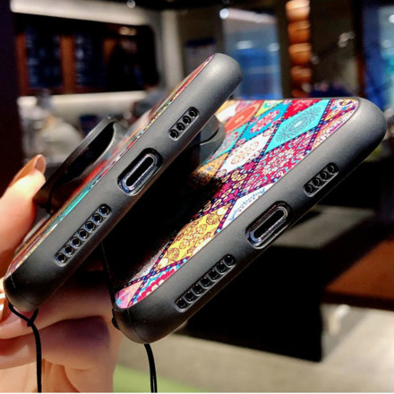 Coque Vivo V21 5G Support Magnétique Patchwork Coque Vivo V21 5G Support Magnétique Patchwork
