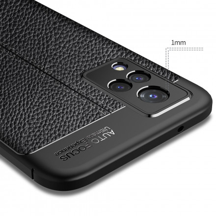 Coque Vivo V21 5G Effet Cuir Litchi Double Line Coque Vivo V21 5G Effet Cuir Litchi Double Line