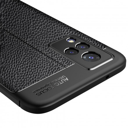 Coque Vivo V21 5G Effet Cuir Litchi Double Line Coque Vivo V21 5G Effet Cuir Litchi Double Line