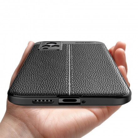 Coque Vivo V21 5G Effet Cuir Litchi Double Line Coque Vivo V21 5G Effet Cuir Litchi Double Line