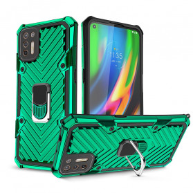 Coque Moto G9 Plus Détachable Anneau-Support