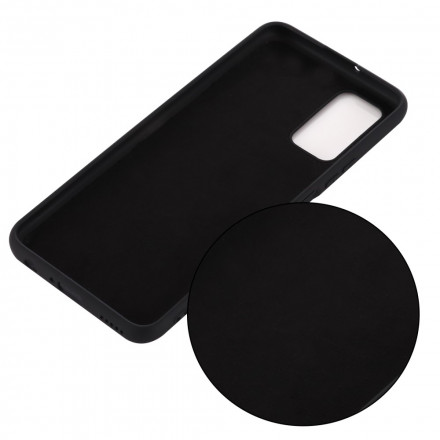 Coque Moto G9 Plus Conception Silicone Liquide avec Lanière Coque Moto G9 Plus Conception Silicone Liquide avec Lanière