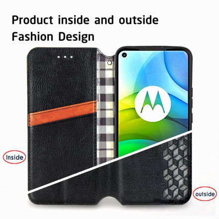 Flip Cover Moto G9 Power Effet Cuir Texture Diamant Flip Cover Moto G9 Power Effet Cuir Texture Diamant