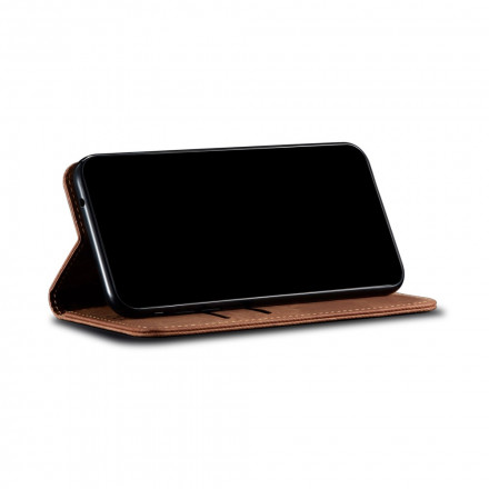 Flip Cover Vivo V21 5G Simili Cuir Texture Jeans Flip Cover Vivo V21 5G Simili Cuir Texture Jeans