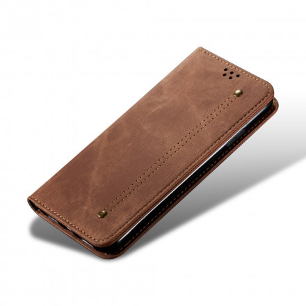 Flip Cover Vivo V21 5G Simili Cuir Texture Jeans Flip Cover Vivo V21 5G Simili Cuir Texture Jeans