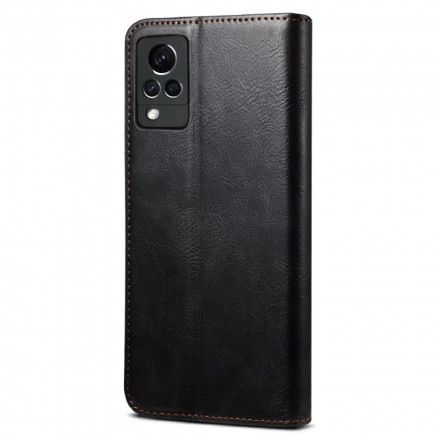 Flip Cover Vivo V21 5G Simili Cuir Ciré