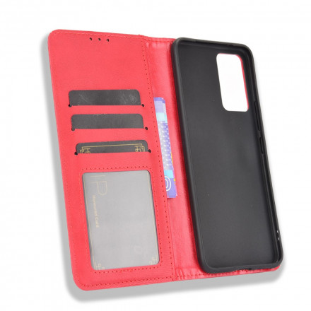 Flip Cover Vivo V21 5G Effet Cuir Vintage Stylisé Flip Cover Vivo V21 5G Effet Cuir Vintage Stylisé