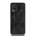 Coque Vivo V21 5G Effet Cuir Couture