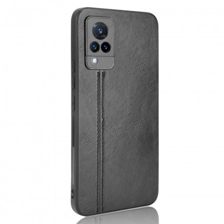 Coque Vivo V21 5G Effet Cuir Couture Coque Vivo V21 5G Effet Cuir Couture