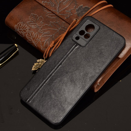 Coque Vivo V21 5G Effet Cuir Couture Coque Vivo V21 5G Effet Cuir Couture