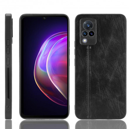 Coque Vivo V21 5G Effet Cuir Couture Coque Vivo V21 5G Effet Cuir Couture