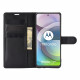 Housse Moto G 5G Effet Litchi Classique Housse Moto G 5G Effet Litchi Classique