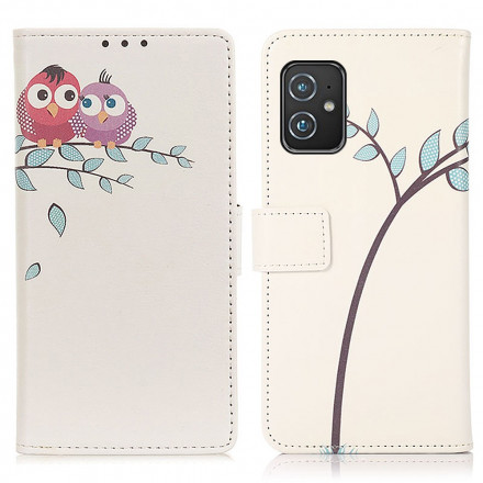 Housse Azus Zenfone 8 Couple De Hiboux Sur l'Arbre Housse Azus Zenfone 8 Couple De Hiboux Sur l'Arbre