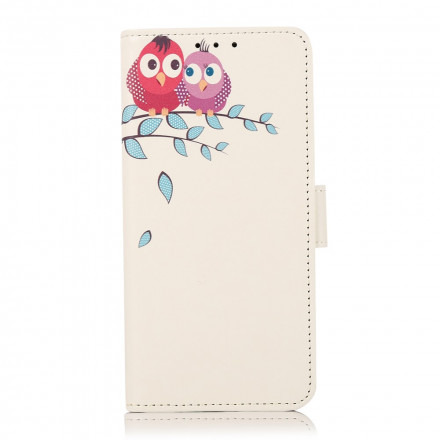Housse Azus Zenfone 8 Couple De Hiboux Sur l'Arbre Housse Azus Zenfone 8 Couple De Hiboux Sur l'Arbre