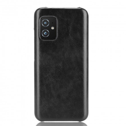 Coque Azus Zenfone 8 Effet Cuir Litchi