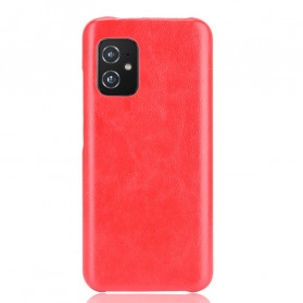 Coque Azus Zenfone 8 Effet Cuir Litchi