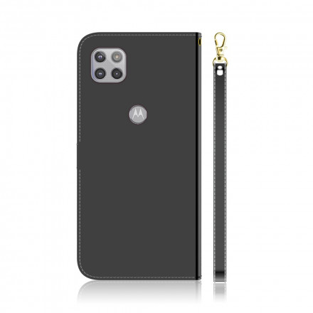 Housse Moto G 5G Simili Cuir Couverture Miroir Housse Moto G 5G Simili Cuir Couverture Miroir